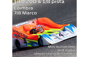 1ª Prova do Campeonato Nacional de 1/10 200 e 1/8 Pista